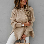 Women's Sweater Elegant Half-High Neck Knit | Knitted Autumn Sweater