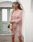 Women's Sweater Oversized Longline Turtleneck Cozy | Winter Fashion