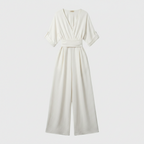 Elegant Chiffon Wide Leg Jumpsuit for Weddings and Special Occasions