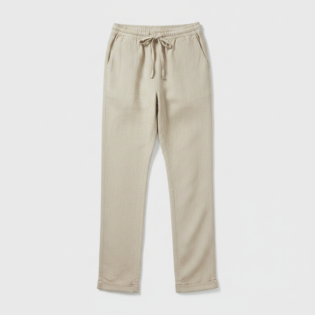 Women’s Relaxed Drawstring Casual Pants with Pockets