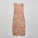 Women's Floral Midi Dress for Summer and Casual Everyday Wear