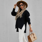 Women's Sweater Elegant Half-High Neck Knit | Knitted Autumn Sweater