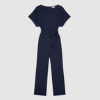 High Waisted Elegant Jumpsuit with Pockets for Women