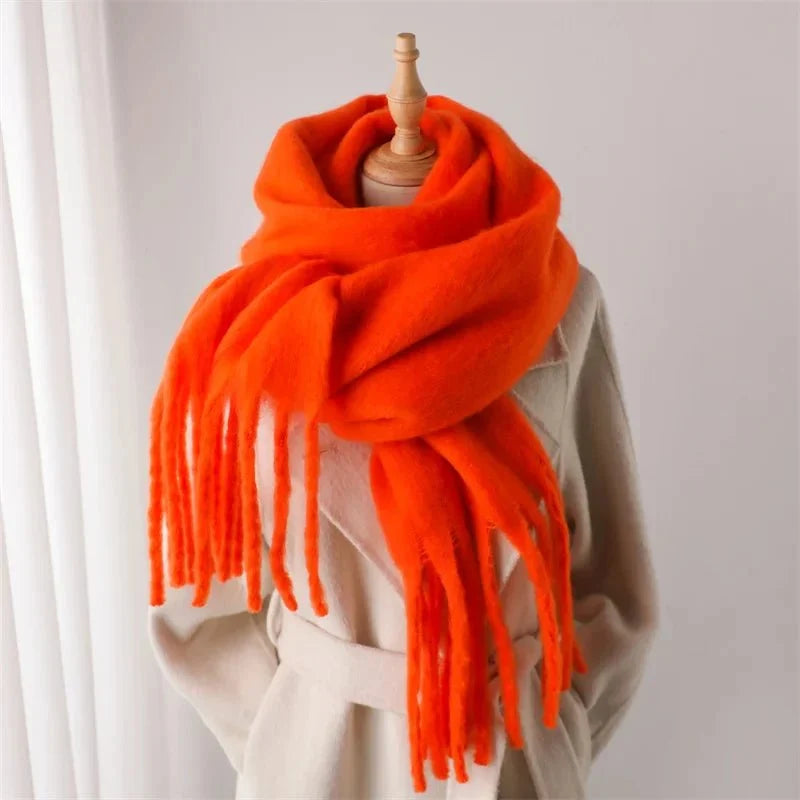 Colorful Women's Winter Scarf Cashmere Like Warm Luxury - Nalani - UK Fashion Clothing and Decor