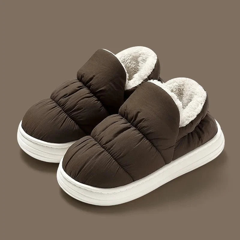 Waterproof Winter Slippers With Anti Slip Sole For Cozy Warmth - Nalani - UK Fashion Clothing and Decor