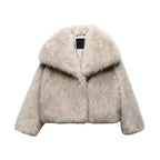 Women’s Wide Lapel Open-Front Blazer - Casual Tailored Suit Jacket