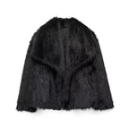 Women’s Wide Lapel Open-Front Blazer - Casual Tailored Suit Jacket