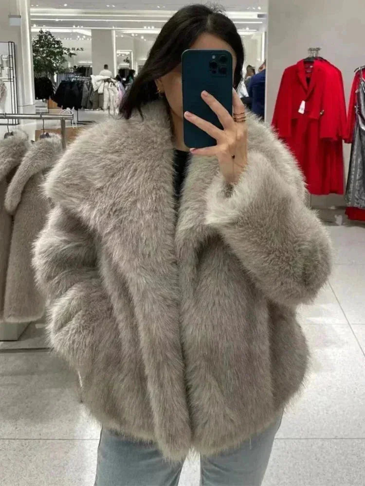 Women’s Wide Lapel Open-Front Blazer - Casual Tailored Suit Jacket